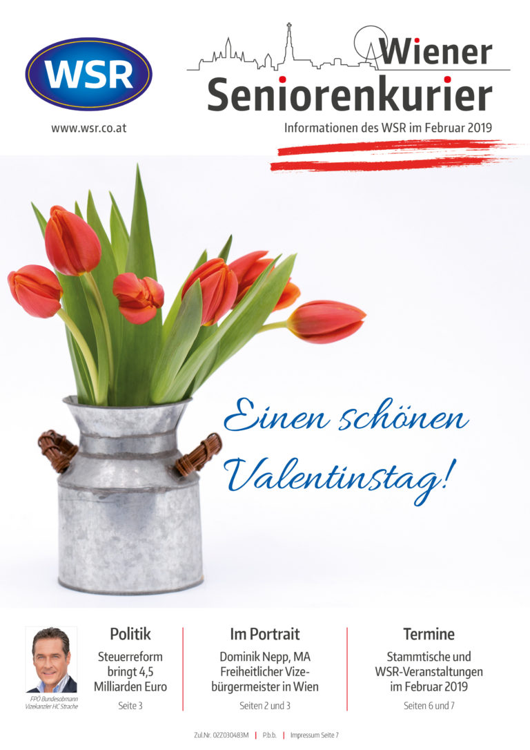 Der Seniorenkurier Februar 2019 ist da!