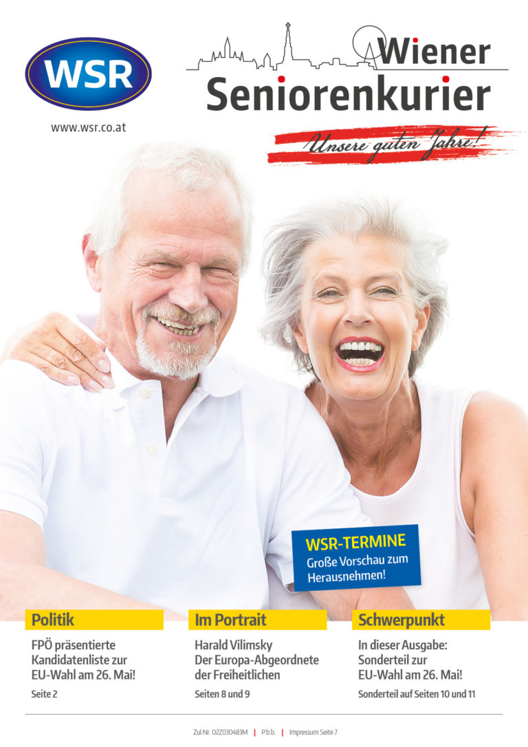 Der Seniorenkurier April 2019 ist da!
