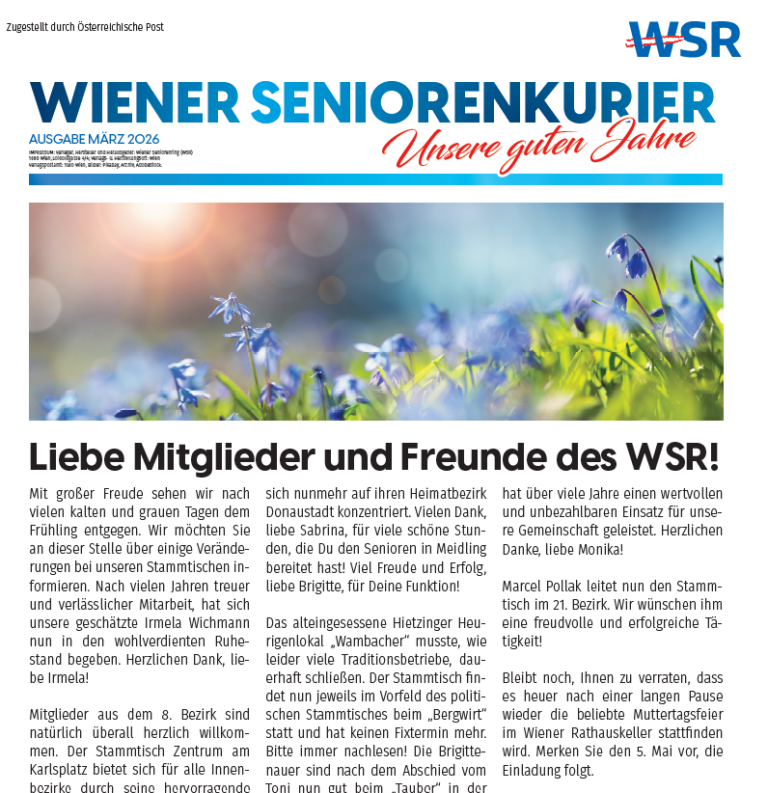 Seniorenkurier März