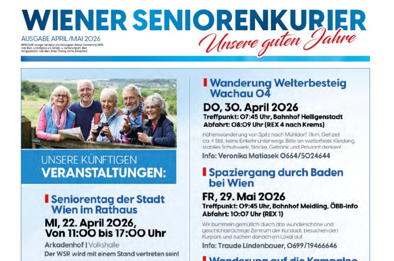Seniorenkurier April-Mai 2026